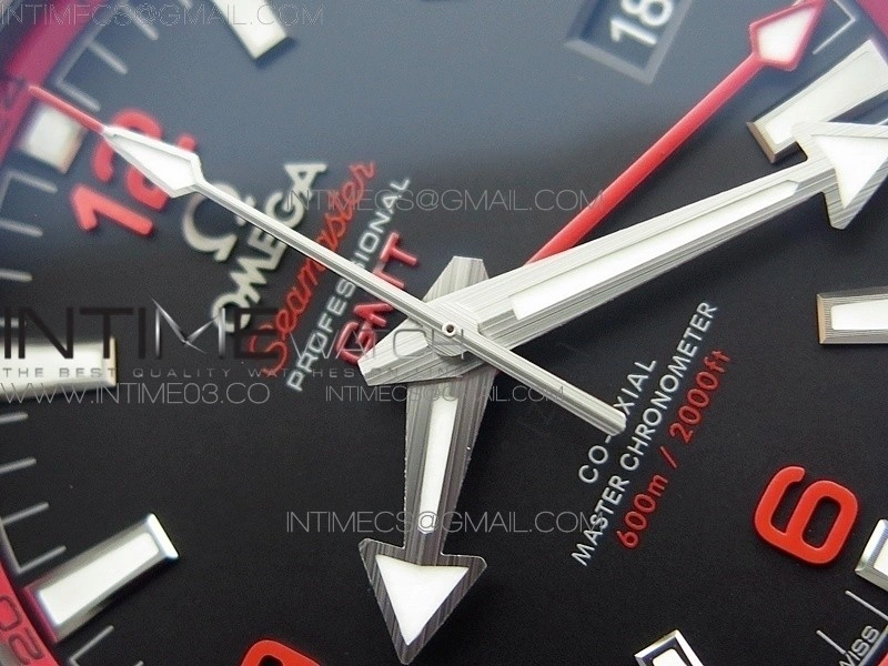 Planet Ocean 45.5mm Deep Black Real Ceramic VSF 1:1 Best Edition on Black Nylon Strap A8906 Super Clone